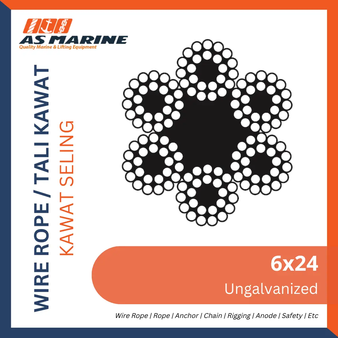 Wire Rope 6x24 Ungalvanized